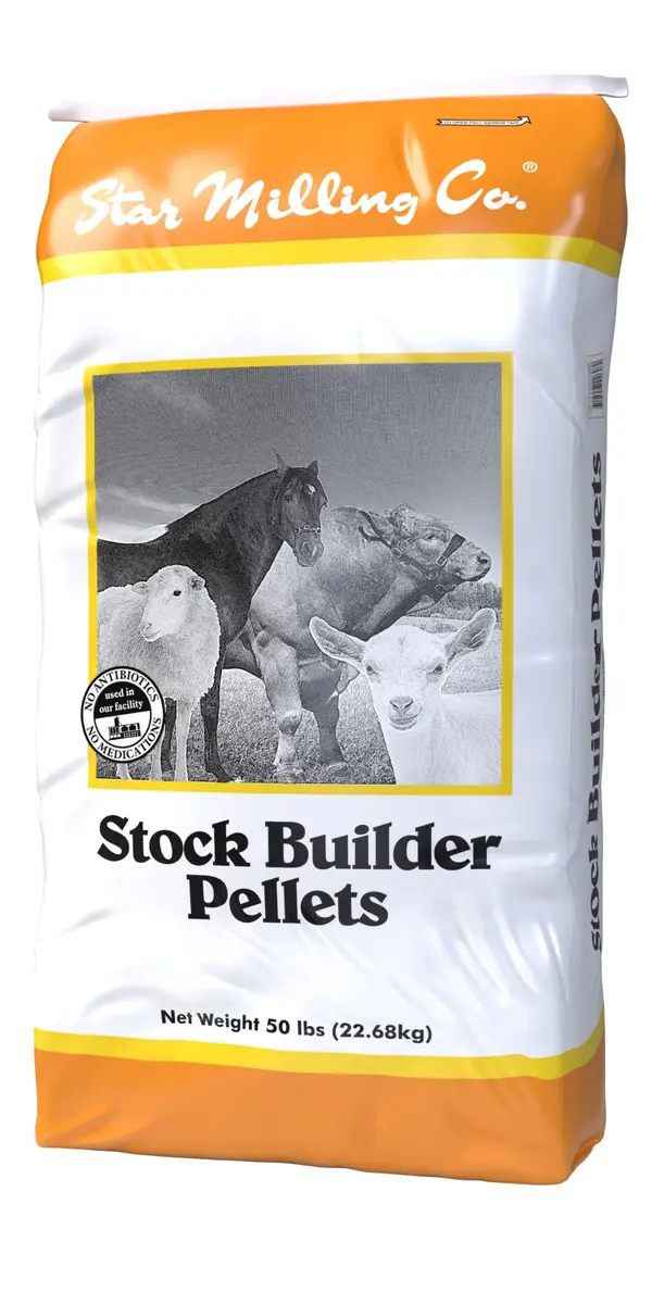 Stock Builder livestock feed available at Diamond Valley Market